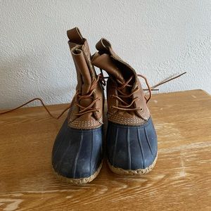 Bean Boots - Navy Bottom